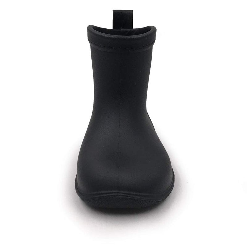 Amoji Boy's Rain Boots Toddler Rainboots For Kid's Rubber Shoes Girl's Waterproof Wellies Children Garden Boots Zapatos Lluvia NiÃ±o Size Black 5-5.5 Toddler - Image 2